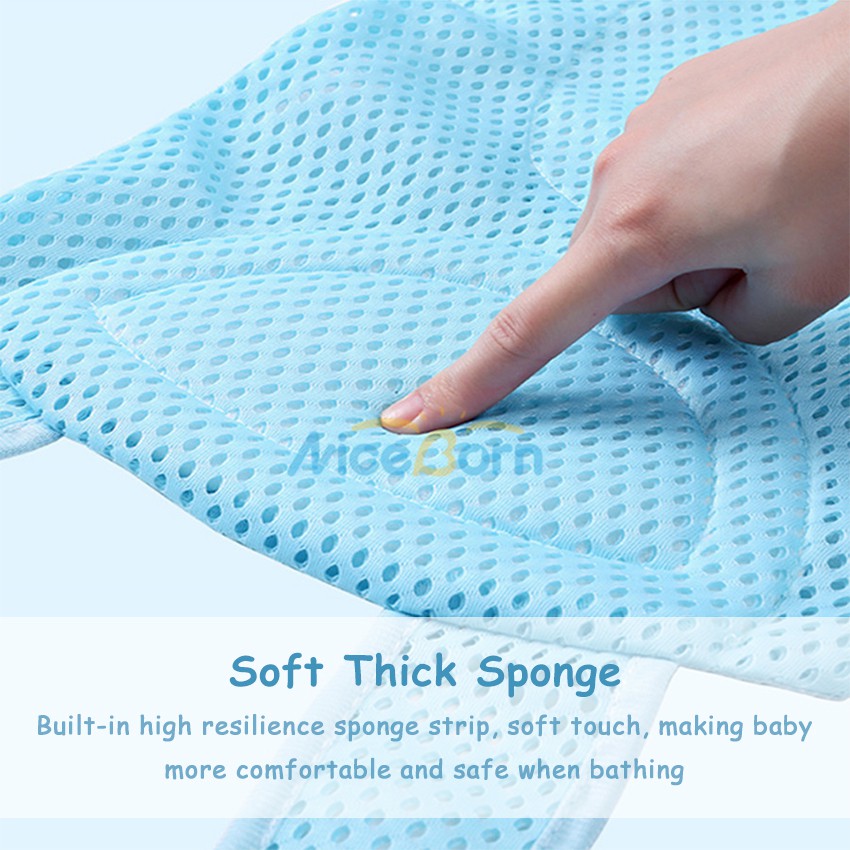 Đệm lưới tắm cho bé sơ sinh có thể xếp gọn cao cấp tiện dụng