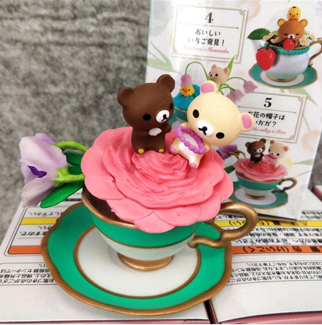 [ Hàng có sẵn ] Bộ mô hình rement Rilakkuma Flower Tea Cup