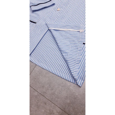 Bộ đồ pijama nam trung niên dài tay chất phin mềm mịn