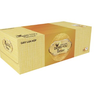 Khăn Giấy Hộp Bless You Lamour - 120 Tờ