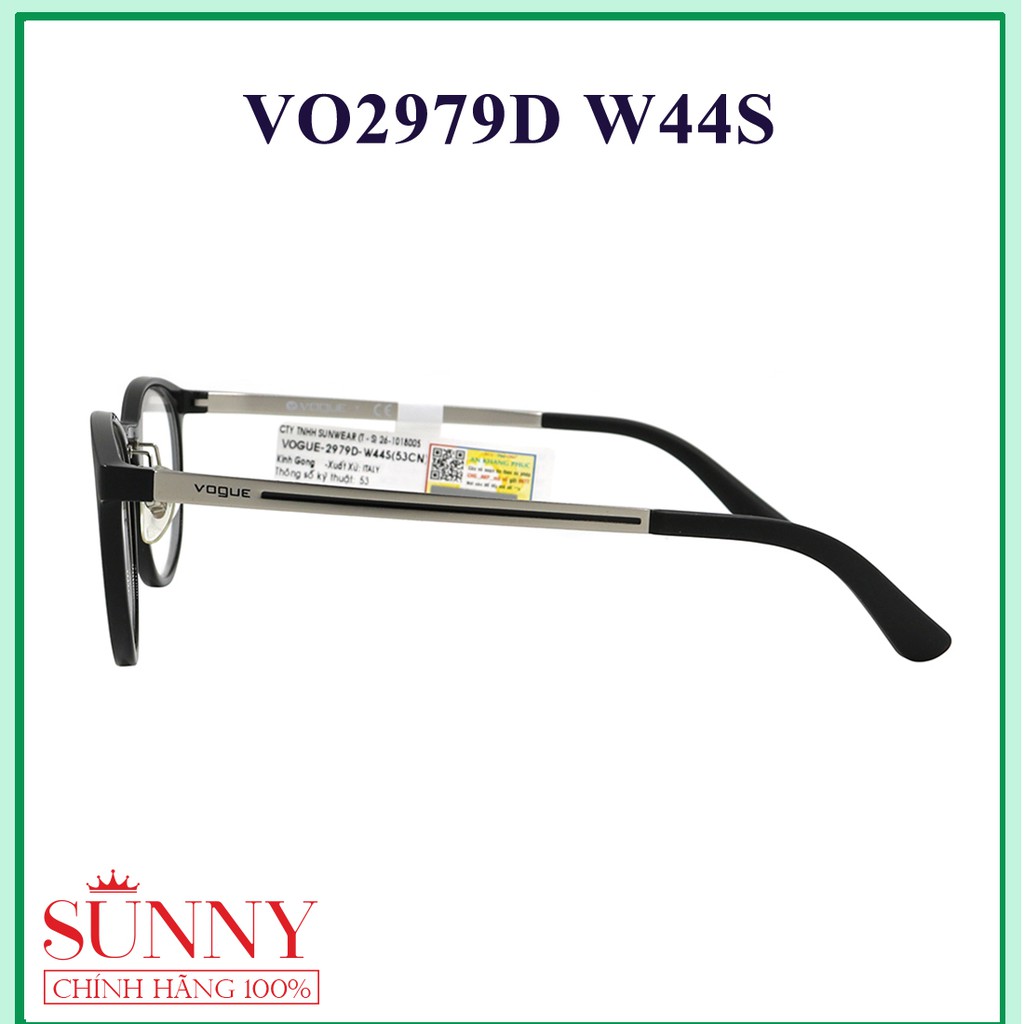 VO2979D W44S - gọng kính Vogue chính hãng Italia, bảo hành toàn quốc