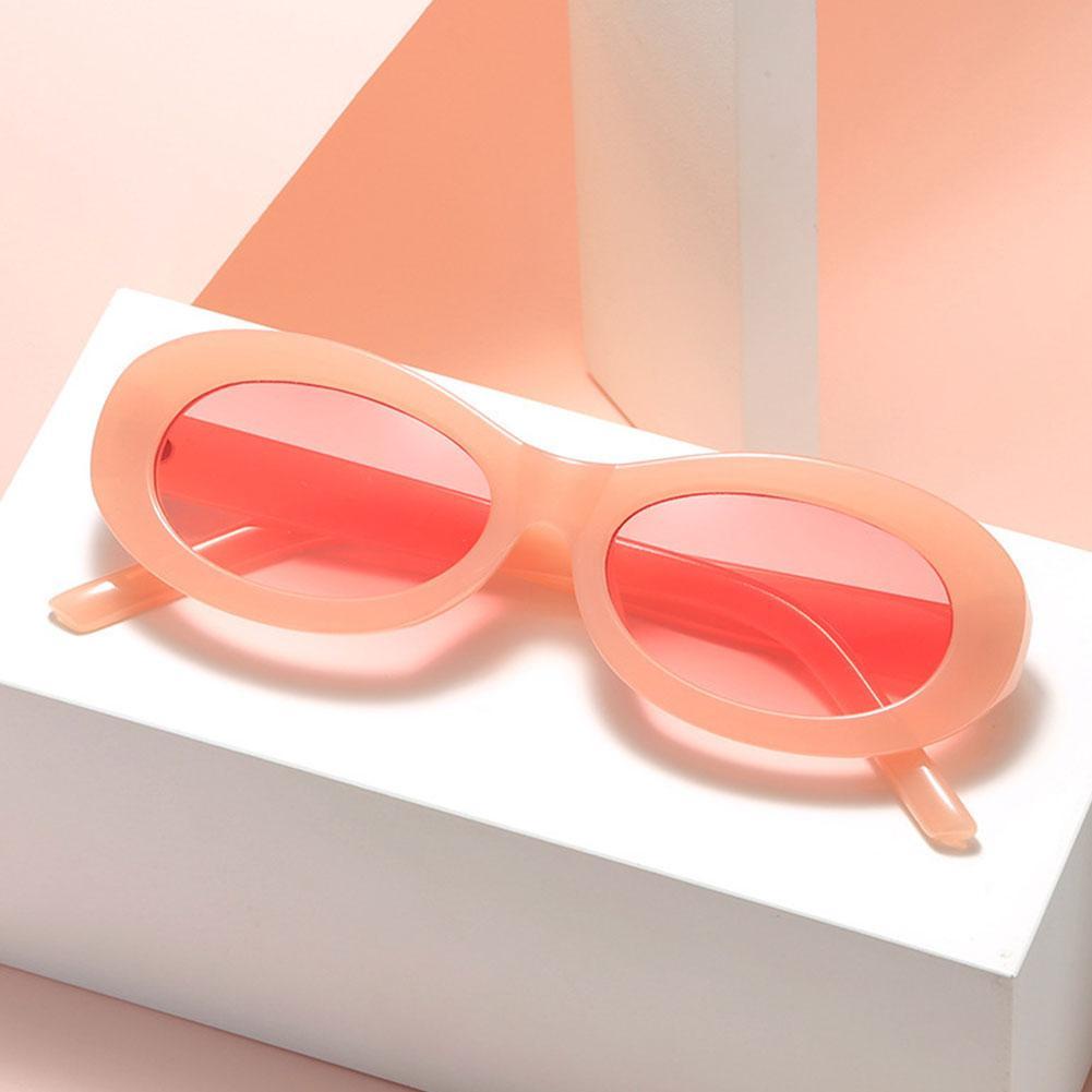 Kính Mát Gọng Oval Tròng Đen J6F5