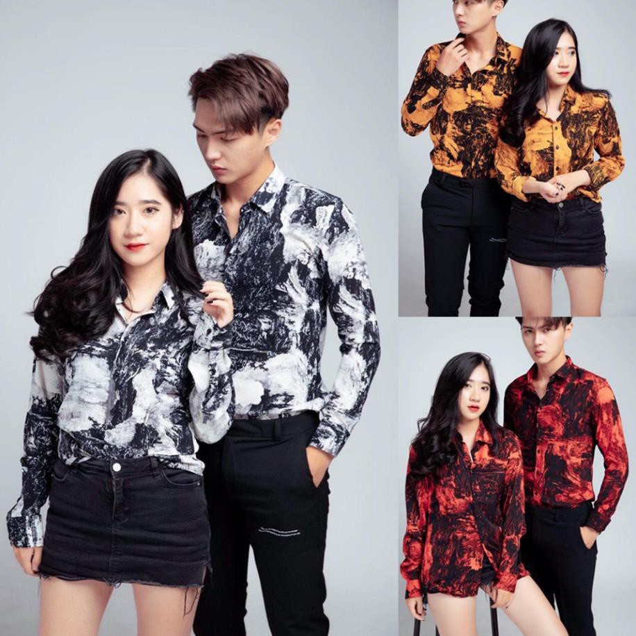 Áo Sơ Mi Đôi Nam Nữ