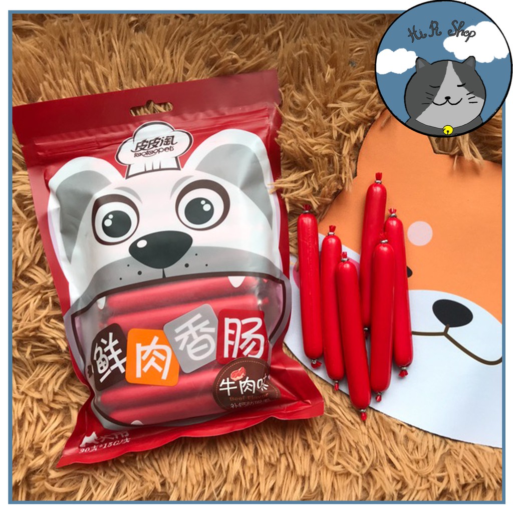 Xúc Xích Dinh Dưỡng Taotaopet Vị Bò Cho Chó