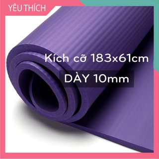 THẢM TẬP YOGA 10mm TPE - THIẾT KẾ MẶT SÓNG KHÔNG TRƠN TRƯỢT