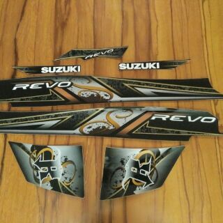 Bộ tem suzuki revo 2013 màu đen new