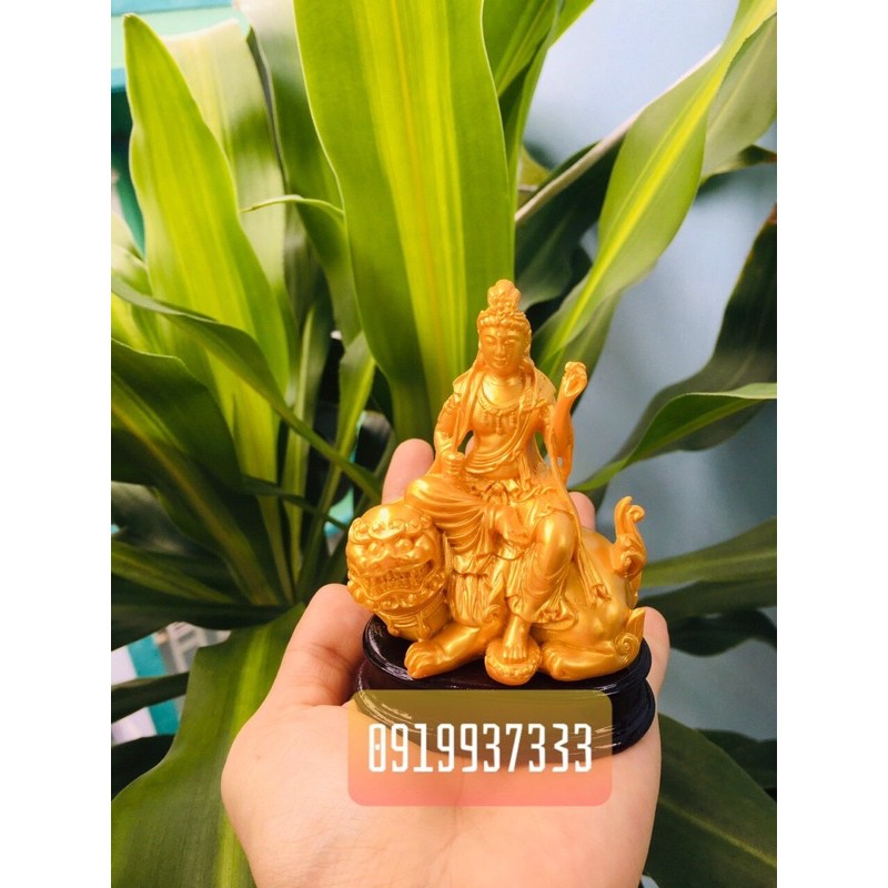 Tựơng Phật Văn Thù Bồ Tát ngồi 10 cm