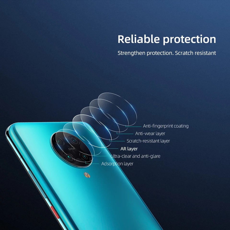 1Pcs Glass Wool Camera For Xiaomi Poco X3 Glass Camera Protector On Xiaomi Poco X3 Xiaomi MI 10T proPoco X3 X3 Xiaomi X3 Mobile Phone Film