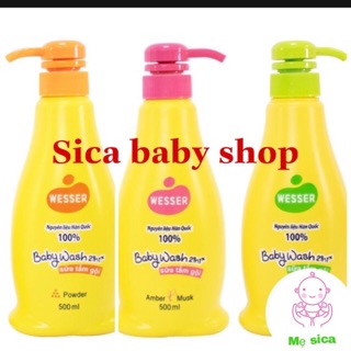 Sữa tắm gội wesser 2in1 500ml