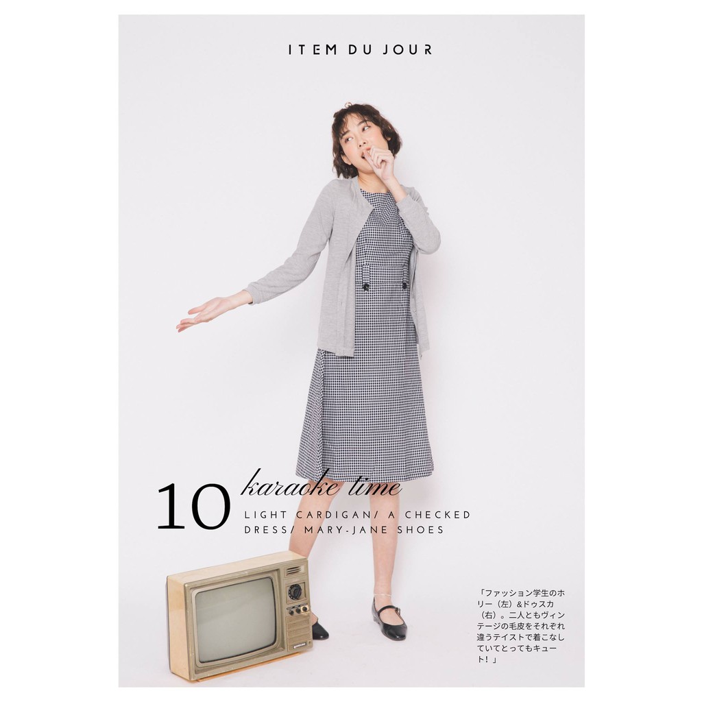 Váy kẻ caro size S from Item du jour