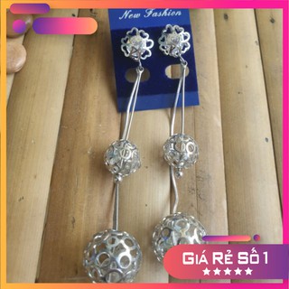 [ SALE ] BÔNG TAI TÒN TEN 2 CHÂU