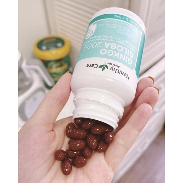Bổ não  Healthy Care Ginkgo Biloba 2000mg - 100 viên