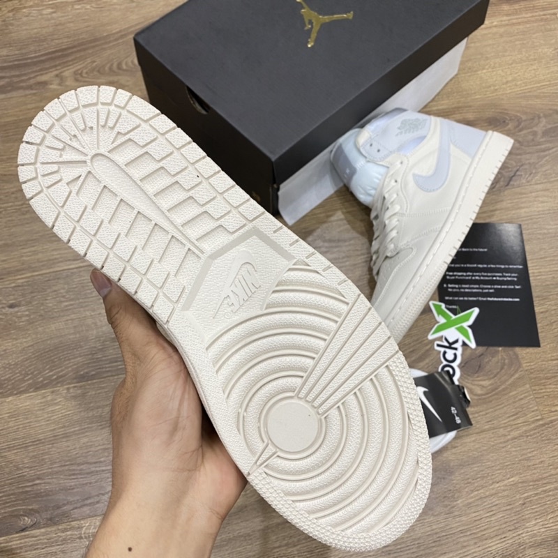 GIÀY JD1 MID KEM XÁM PHẢN QUANG 1:1 SC [ FREESHIP + BOX ]