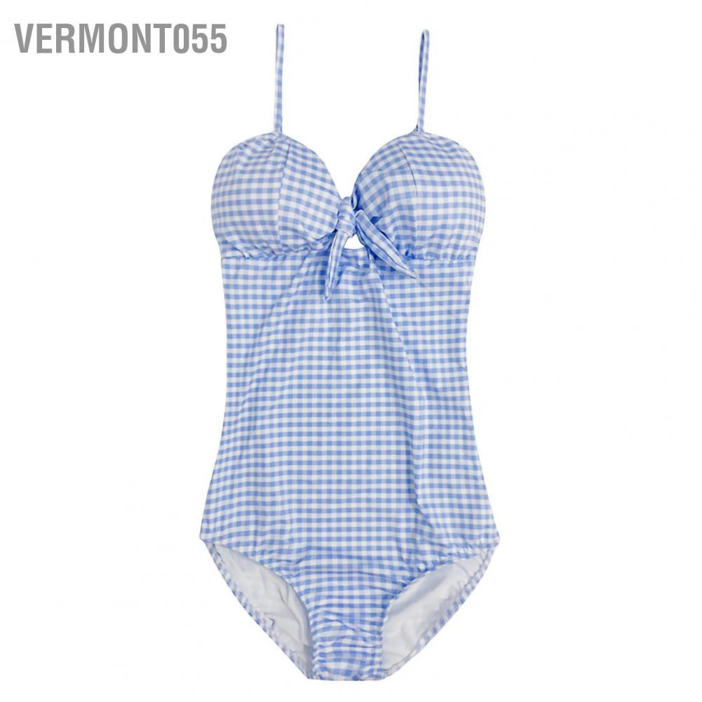 One Bộ Đồ Bơi Liền Thân Thắt Nơ Trước Thiết Kế Thoải Mái Thoáng Khí Cho Nữ
