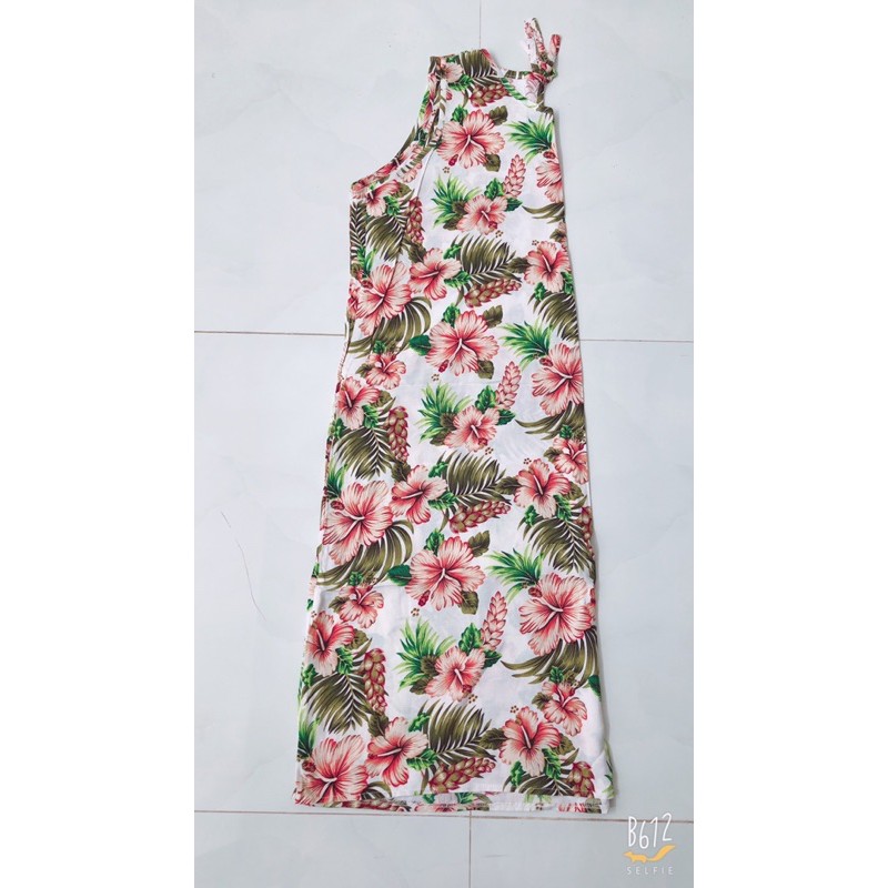 [size 2/75-90ký] Đầm 👗 suông mặc nhà size to rộng thoải mái bigsize bầu mặc đựơc/trung niên CÓ TÚI