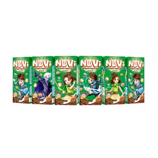 Thùng Nutifood Nuvi sữa tươi lúa mạch cacao có thạch (48hộp)