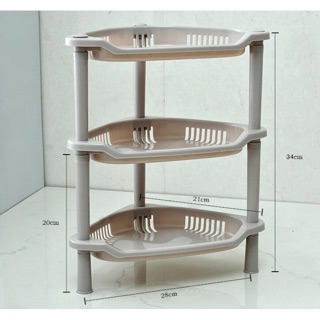 Kệ góc phòng tắm 3 tầng