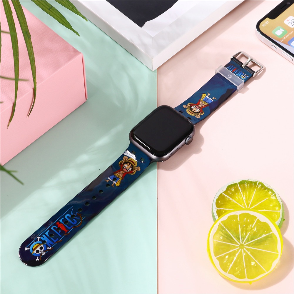 Dây Đeo Đồng Hồ apple watch Series 8 7 SE 6 5 4 3 2 1 Correa Thay Thế 38 40 41 42 44 45mm