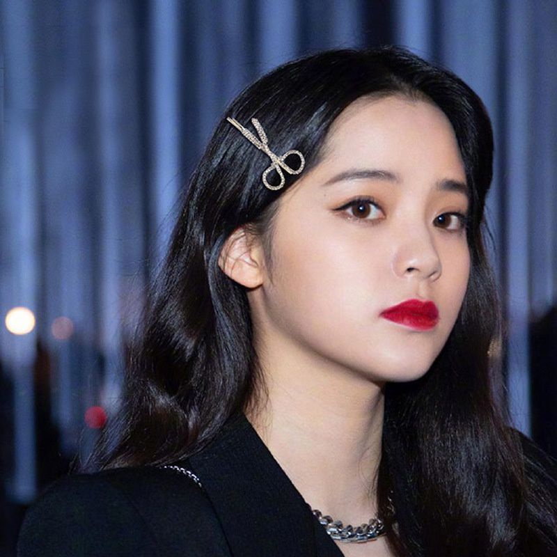 Kẹp tóc đính đá phong cách Hàn Quốc cho nữ