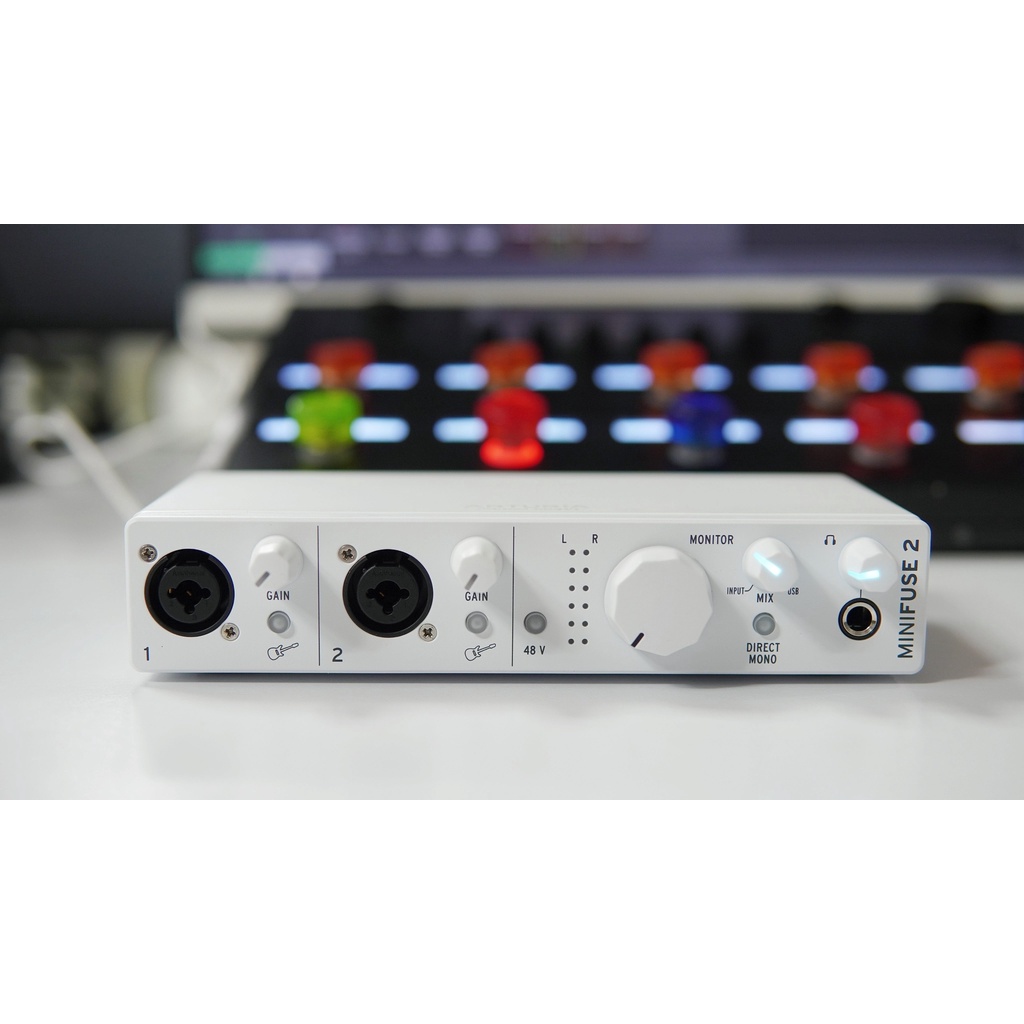 Arturia Mini Fuse 2 - Màu Trắng - Soundcard thu âm, live stream chất lượng cao