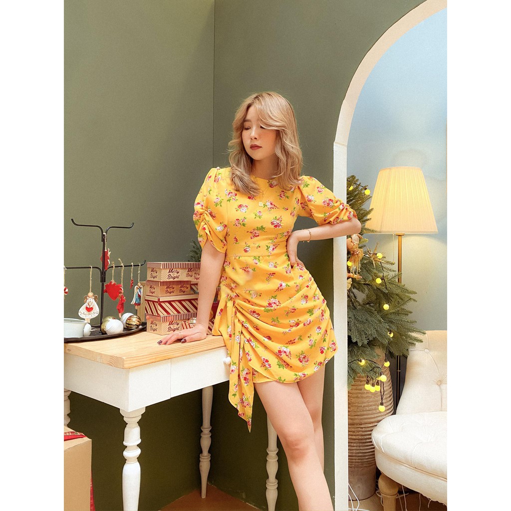 Đầm hoa vàng Jena Dress Gem Clothing SP001079