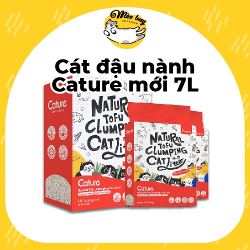 Cát đậu nành cho mèo Cature Tofu