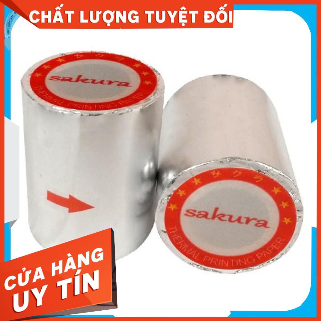 CUỘN GIẤY IN NHIỆT K57/58 PHI 45, BỌC BẠC IN BILL, IN HÓA ĐƠN