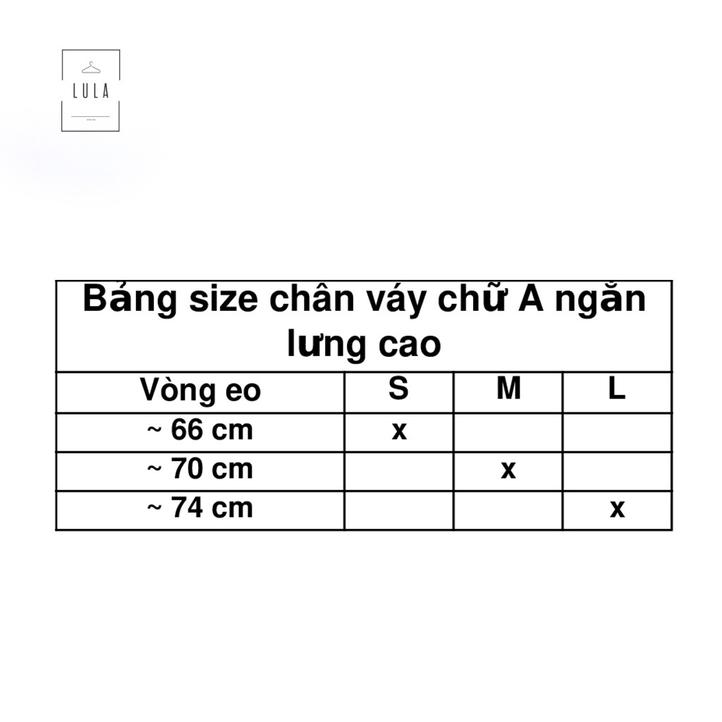 [CHÂN VÁY XẺ TÀ] Chân váy chữ A ngắn xẻ trước, có quần trong chống lộ, chân váy xẻ đẹp, đen, trắng đến từ LULA BOUTIQUE