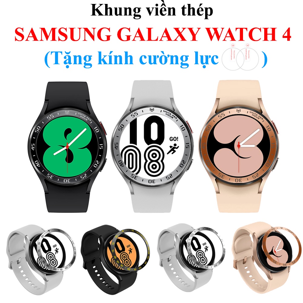 [Galaxy Watch 4] Khung viền thép Bezel đồng hồ Samsung Galalxy Watch 4