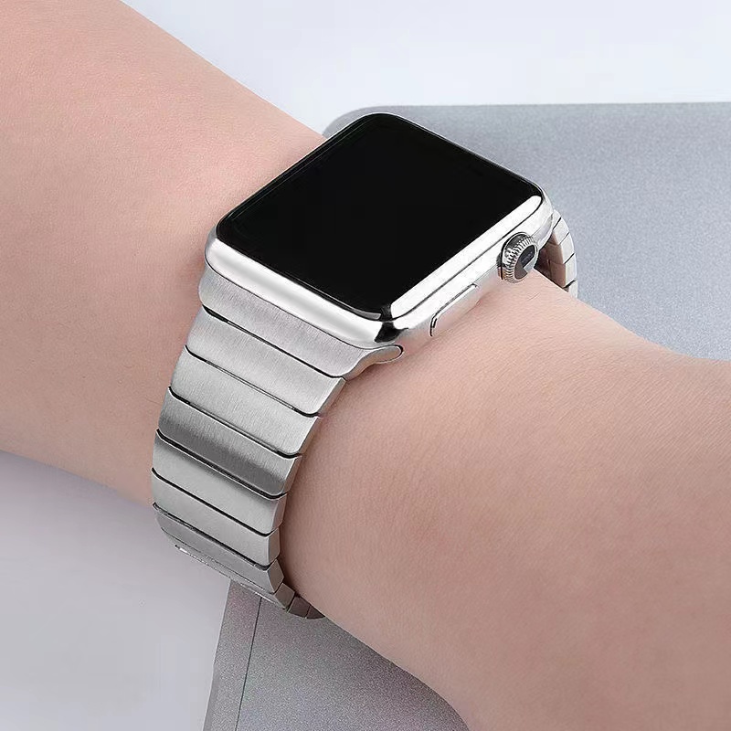 Dây đeo thép không gỉ + Bộ vỏ bảo vệ  cho Apple watch series 9/8/7/6/Se/5 Iwatch 44/45/40/41mm