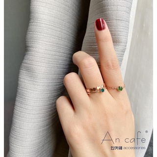 Nhẫn, nữ, xoắn, trơn, thanh lịch, hàn Quốc
