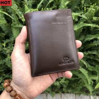[HOT] Ví Da Nam, Ví Nam Da Bò 100% Nguyên Tấm - Logo Đẳng Cấp -Bảo Hành 24 Tháng