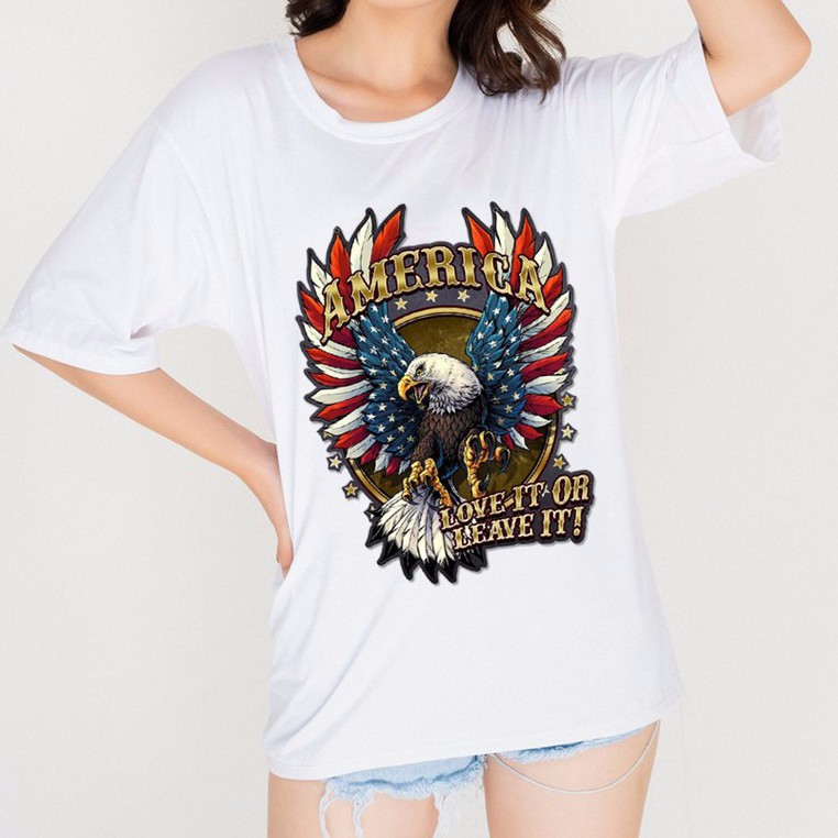 Áo Thun Tay Lỡ 🔥FREESHIP🔥Áo Thun Nam Nữ UNISEX Đại Bàng American | BigBuy360 - bigbuy360.vn