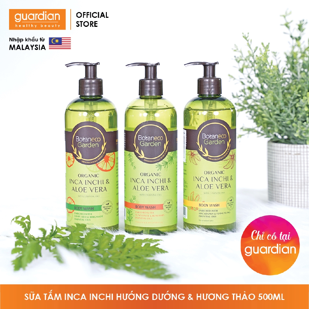 Sữa tắm Botaneco Garden Inca Inchi chiết xuất Hoa Hướng Dương và cây Hương Thảo 500ml | BigBuy360 - bigbuy360.vn