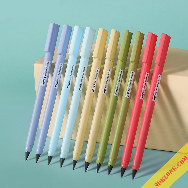 Bút chì vĩnh cửu không cần gọt B52 bút chì ngòi siêu bền giảm mài mòn màu Pastel