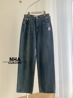 Quần jeans ống rộng