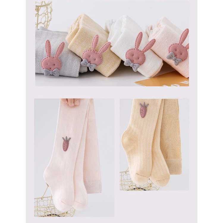 QUẦN TẤT cotton lưới mỏng mềm thoáng điệu đà cho bé gái 0-8Y