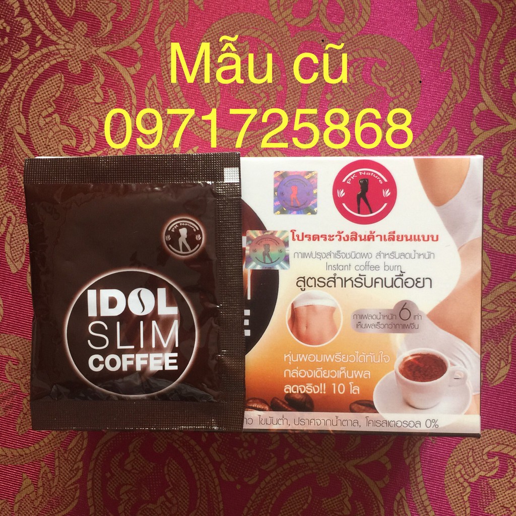 coffee idol slim [mâu cũ giảm manh 100%]