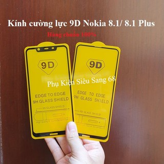 Nokia 8.1/ 8.1 plus|| Kính cường lực 9D Full màn hình Nokia 8.1/ 8.1 Plus