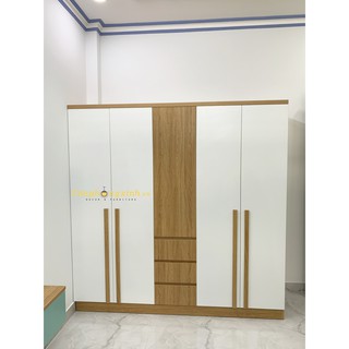 [Freeship HCM] Tủ áo 5 cánh gỗ MDF CPX-T18