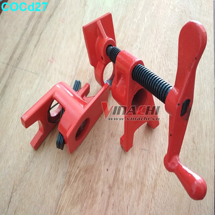 Cảo Ống Có Chân Phi 27 - Cảo Ống Kẹp Ván Gỗ Cảo Ống Nước Bằng Thép Siêu Bền