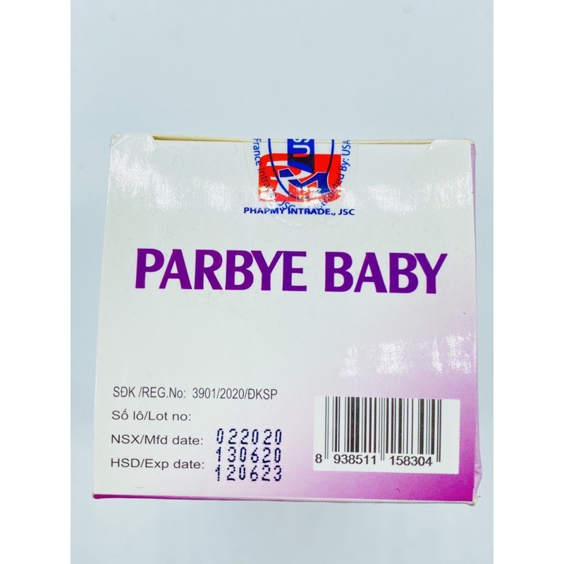 PARBYE BABY-SIRO PHÒNG HẮT HƠI, SỔ MŨI, NGẠT MŨI CHO BÉ LỌ 100ML