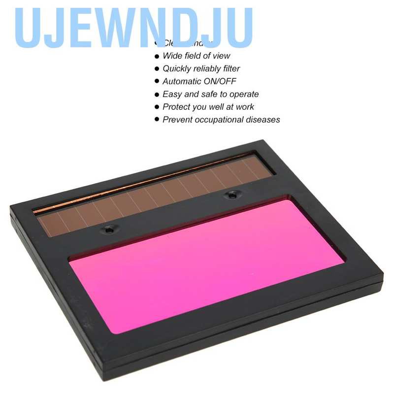 Ujewndju 600Mah Automatic Charging Darkening Lens  Solar Auto for Outdoor Welding