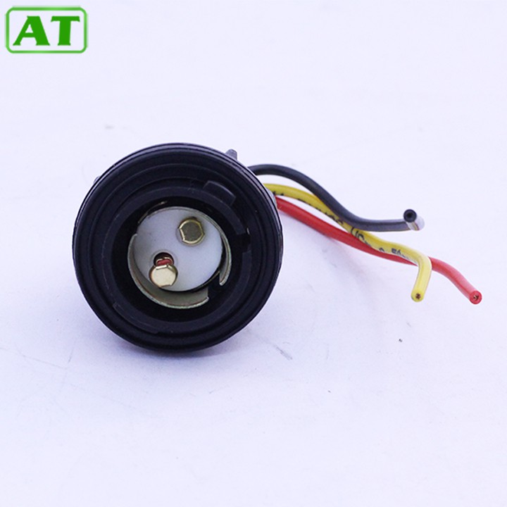 Đui Đèn Phanh Đèn Thắng Ô Tô Xe Hơi 2 Tóc Chân Cài Thẳng 180 Độ