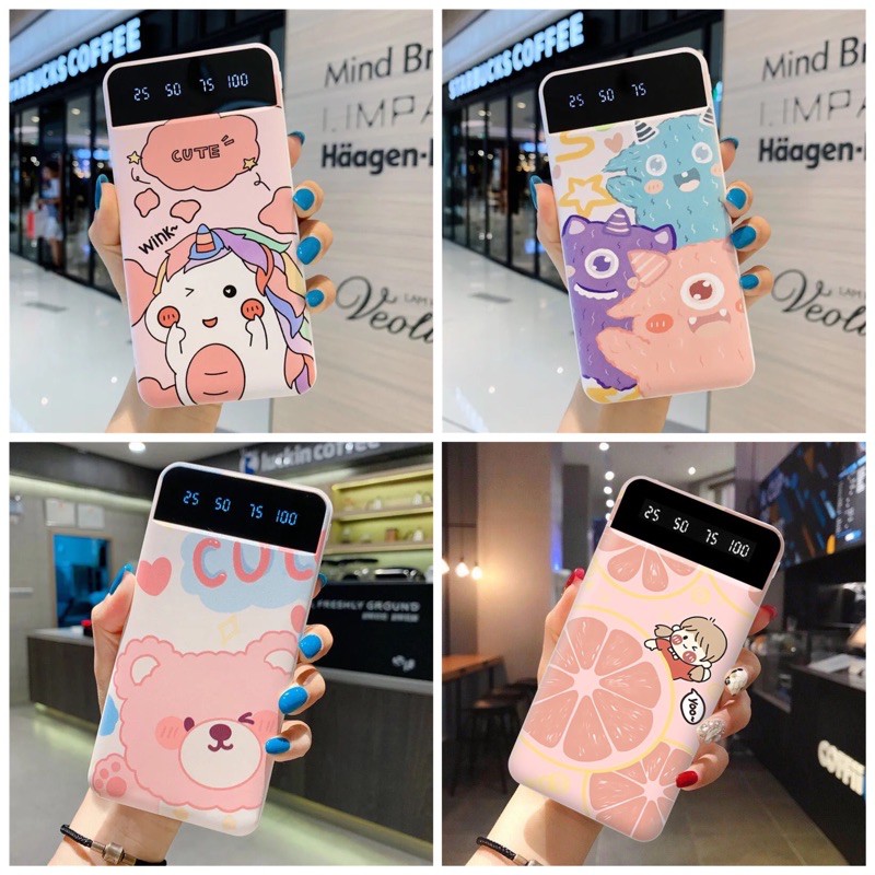 Sạc dự phòng siêu cute dễ thương 10000mah