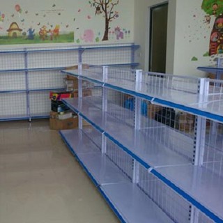 Kệ siêu thị đôi 3 tầng, cao 1,2m rộng 0,7m, dài 1,2m