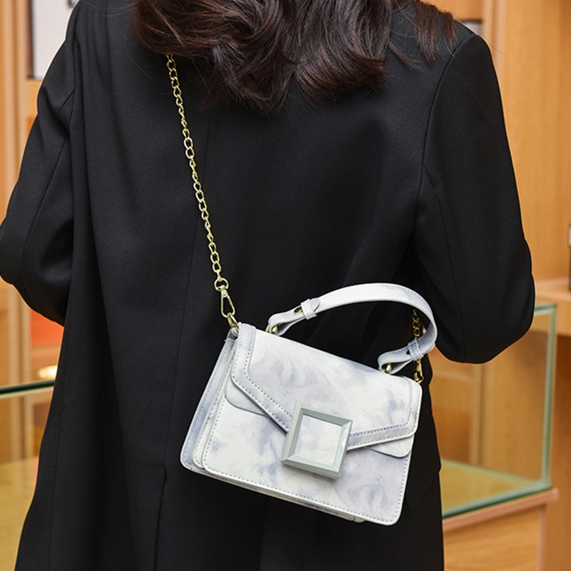 Túi Đeo Chéo Hình Vuông Nhỏ Màu Sắc gradient Dành Cho Nữ