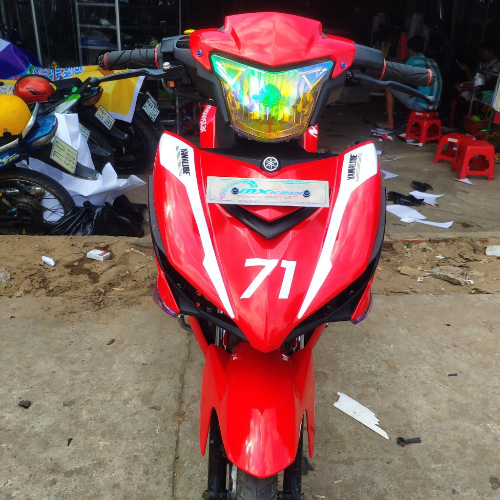 Tem Trùm Exciter 150 Đỏ 💖FREESHIP💖 Giảm 200k Cho Đơn Hàng Từ 990K Bộ Tem Trùm 3 lớp Mã T16