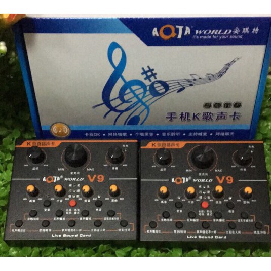 Sound Card thu âm V9