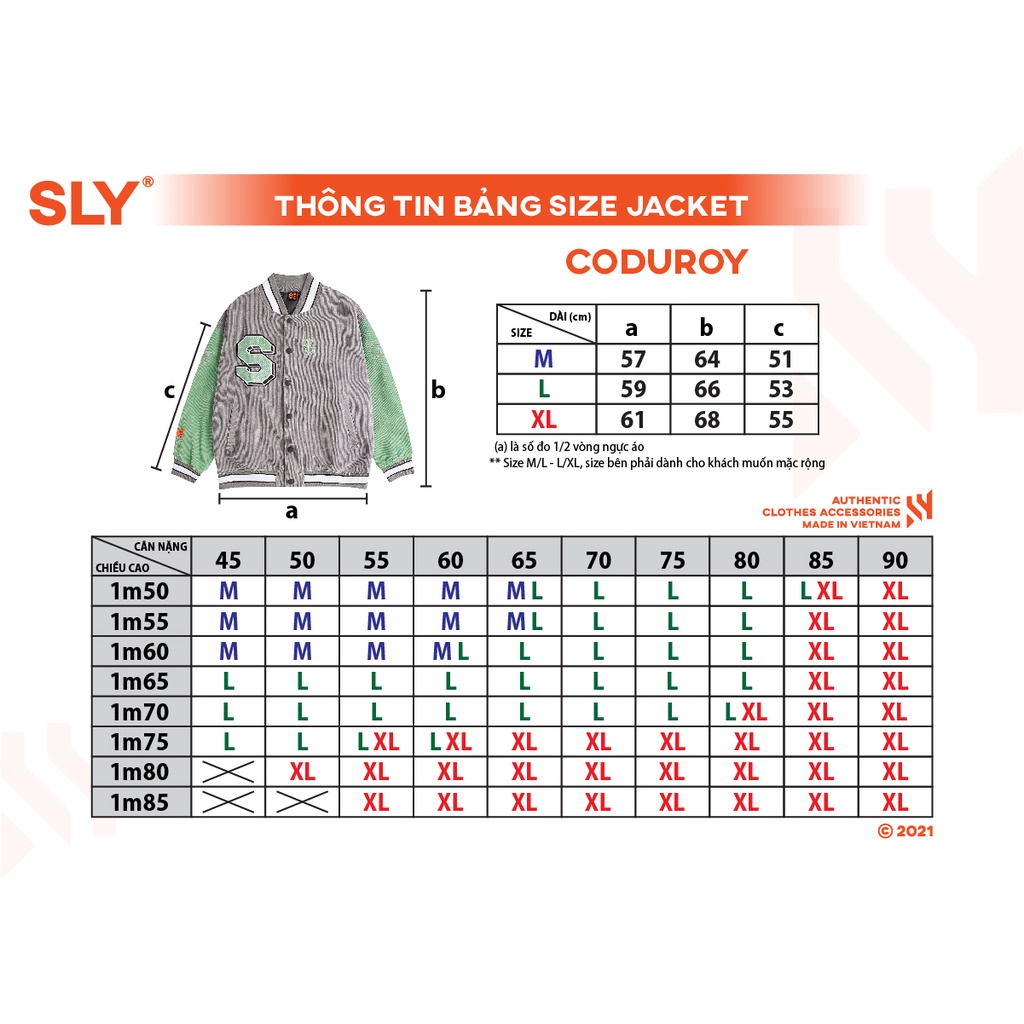 Áo khoác vải gân Corduroy SLY màu Xám